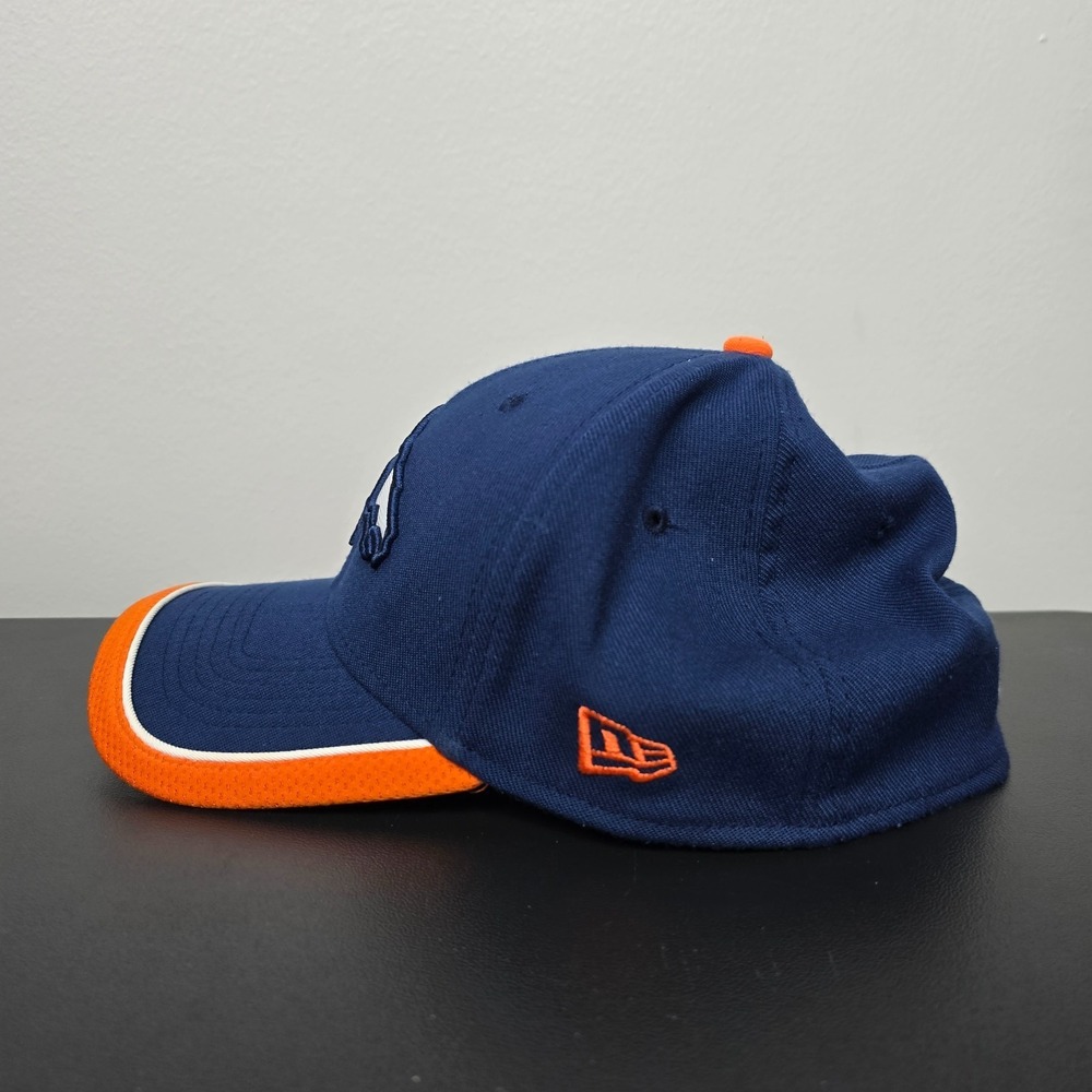 Denver Broncos Hat Cap Mens Large Blue M/L Logo NFL Football New Era 39Thirty - Picture 2 of 8